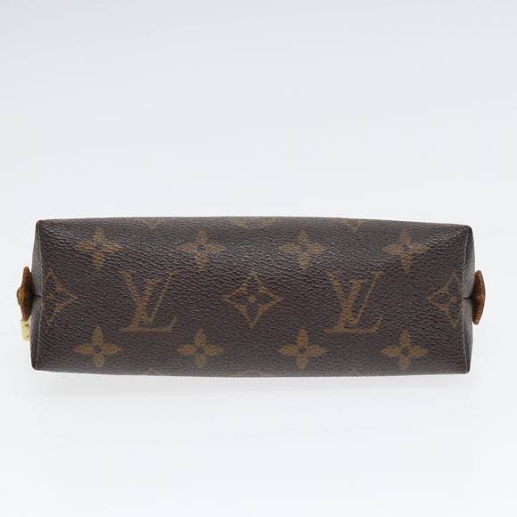 LOUIS VUITTON Monogram Pochette Cosmetic PM Cosmetic Pouch M47515 LV Auth 82728 - Picture 6 of 16